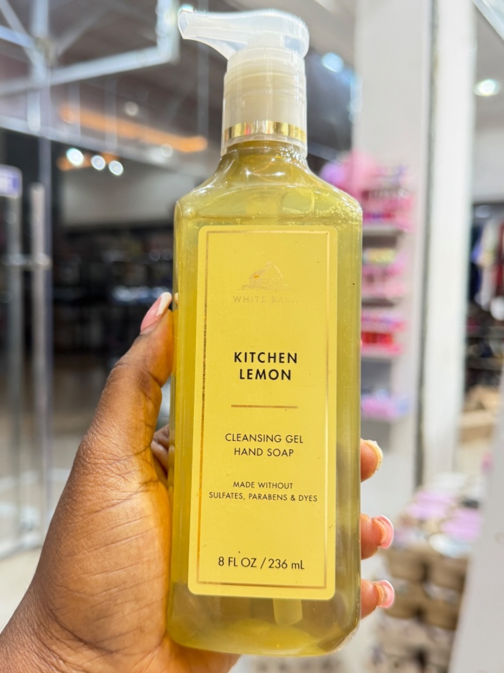 NWT White Barn Kitchen Lemon Gel Hand Soap - SET OF 3